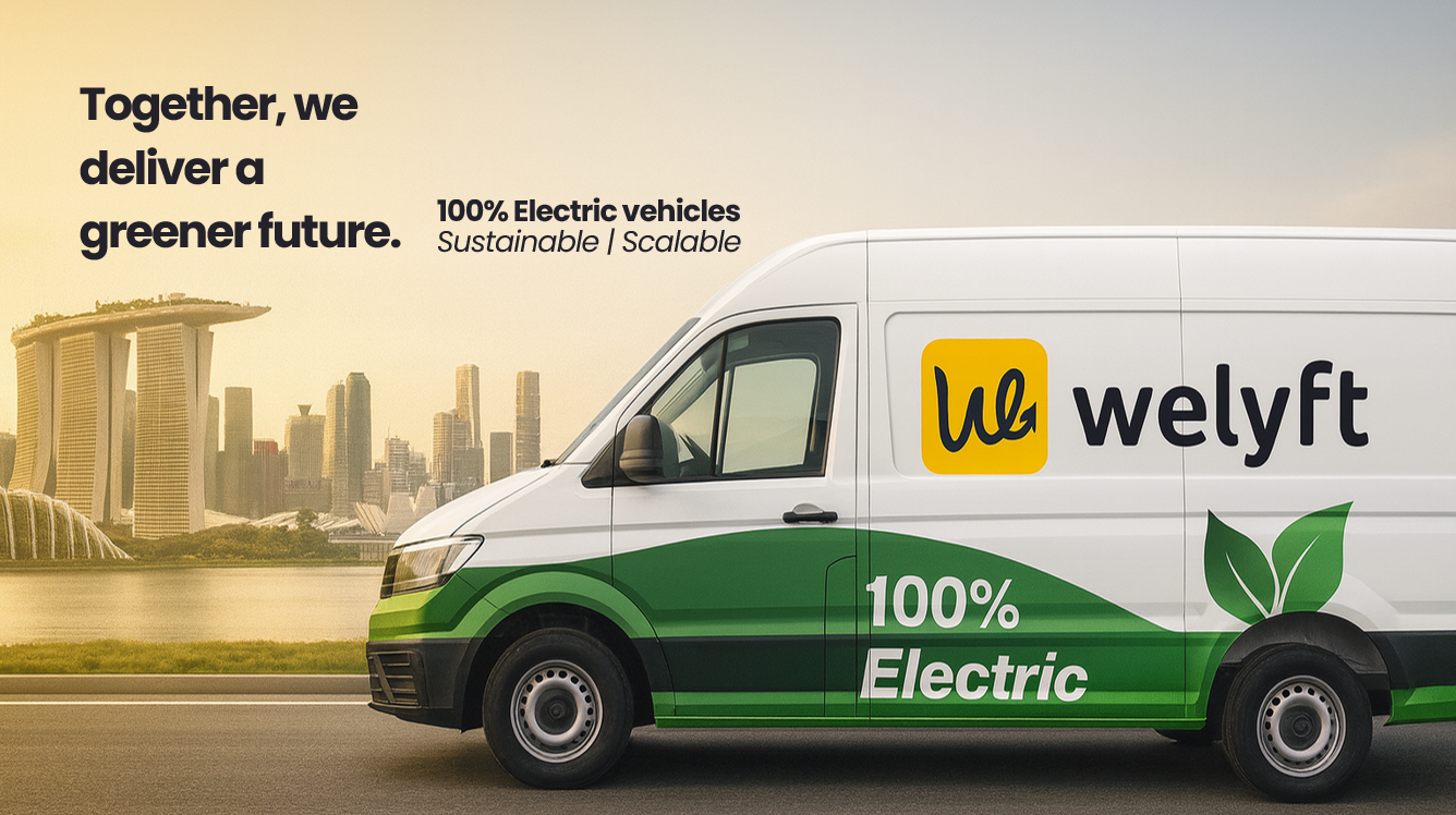 Together, we deliver a greener future - 100% Electric vehicles